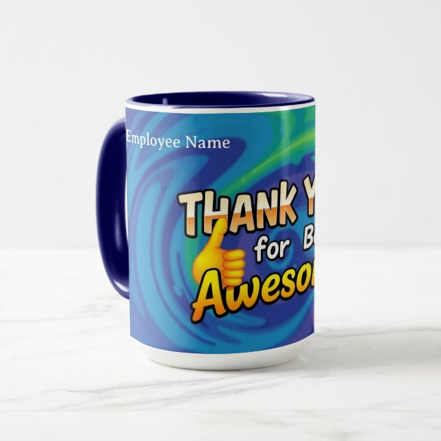Your Daily Dose of Awesome | Premium Recognition Tasse (Vorderseite Links)