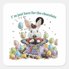 Your Easter Basket need this  Quadratischer Aufkleber