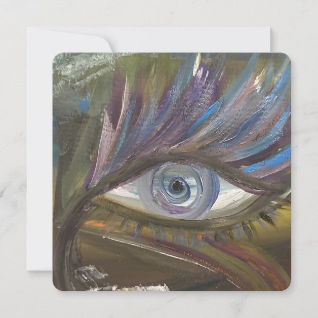 Your Eye Is The Mirror Of Your Soul Einladung (Vorderseite)