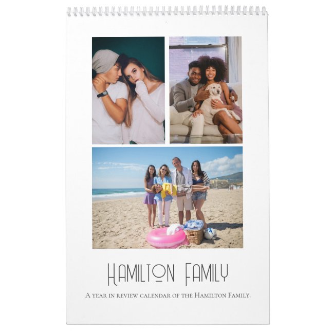 Your Family Photo Month By Month Personalized Kalender (Titelbild)