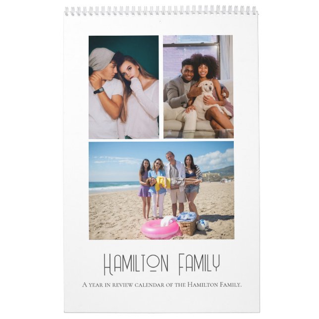 Your Family Photo Month By Month Personalized Kalender (Titelbild)