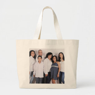 YOUR FAMILY PORTRÄT CUSTOM FOTO TOTE PURSE JUMBO STOFFBEUTEL