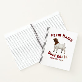 Your Farm Boer Goats Notizbuch