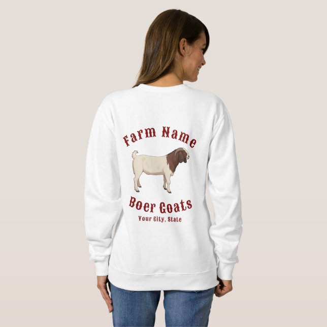 Your Farm Boer Goats Sweatshirt (Schwarz voll)