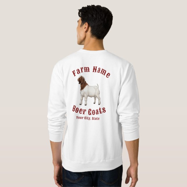 Your Farm Boer Goats Sweatshirt (Schwarz voll)