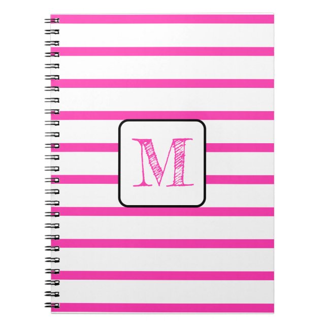 Your favorite letter in embroidered calligraphy notizblock (Vorderseite)