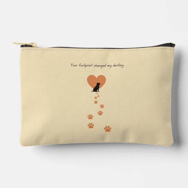 Your footprint changed my destiny zubehörtasche (Vorderseite)