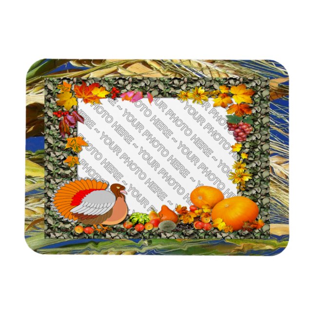 Your Foto: Fall Turkey Magnet (Horizontal)