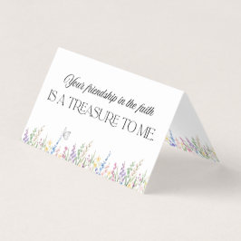 Your friendship in the faith is a treasure to me.