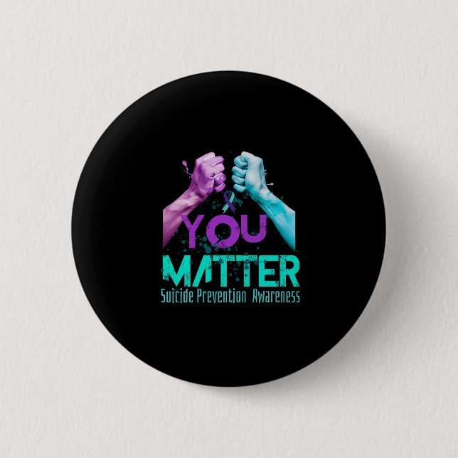 Your Life Choose To Keep On Going Suicide Preventi Button (Vorderseite)