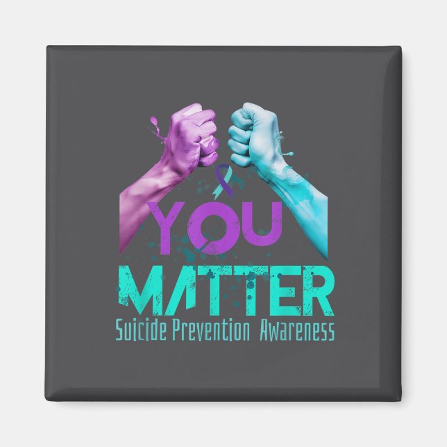 Your Life Choose To Keep On Going Suicide Preventi Magnet (Vorne)