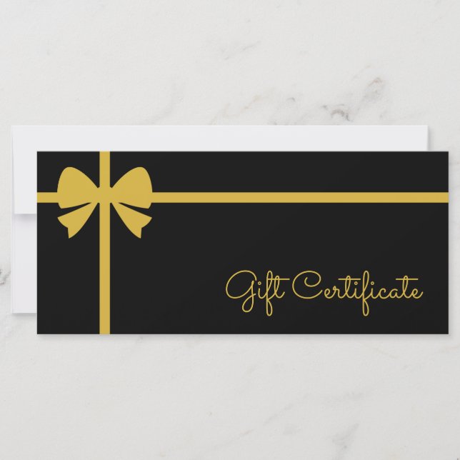 Your Logo Custom Business Gift Certificate (Vorderseite)