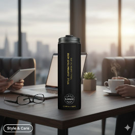 Your Logo Custom Text Thermal Tumbler for Branding Thermosbecher