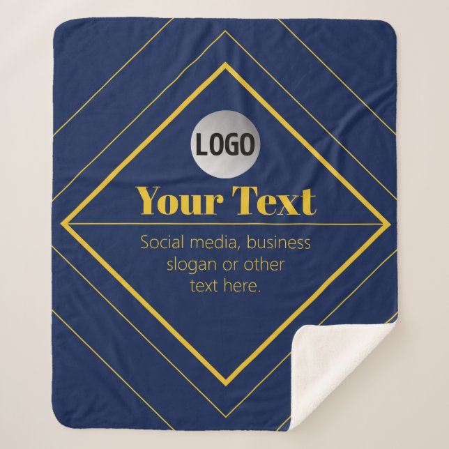 Your Logo & Customizable Design Template Sherpadecke (Vorderseite)