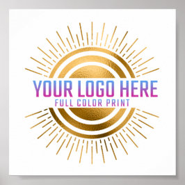 Your Logo Here Color Office Business Poster