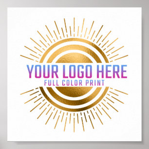 Your Logo Here Color Office Business Poster