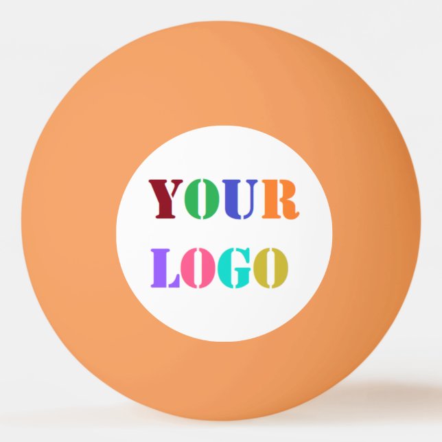 Your Logo Promotion Branded Ping Pong Ball Example Tischtennisball (Rückseite)
