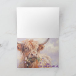 "Your love moo-ves me" Karte