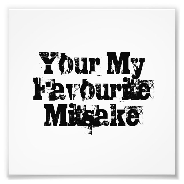 Your My Favourite Mitsake Fotodruck (Vorne)