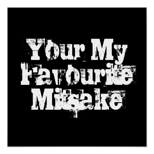 Your My Favourite Mitsake Poster (Vorderseite)