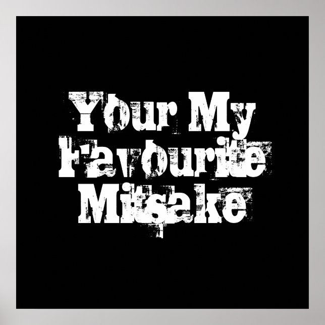 Your My Favourite Mitsake Poster (Vorne)
