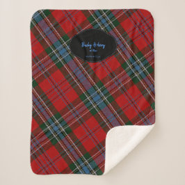 YOUR Name & Date MacLean Scottish Clan Tartan Sherpadecke