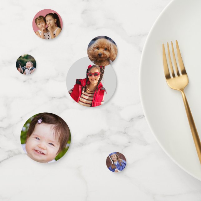 Your Own Photos Custom Table Confetti Konfetti (Gruppe)