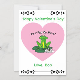 Your Pad or Mine? Magnetic Card Magneteinladung