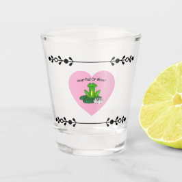 Your Pad or Mine? Valentine's Day Shot glass Schnapsglas