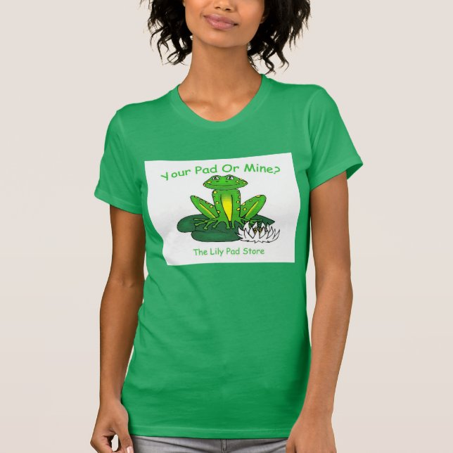 Your Pad or Mine - Women's Bright Green T-Shirt (Vorderseite)