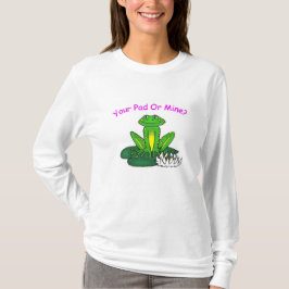 Your Pad or Mine - Women's White Long Sleeve T-Shirt