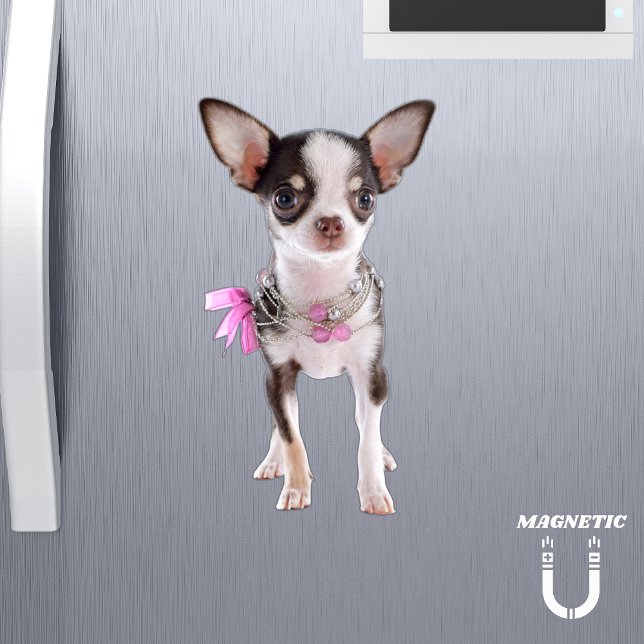 Your Pet Dog Photo Custom Sculpture Cutout Fotoskulptur Magnet (Von Creator hochgeladen)