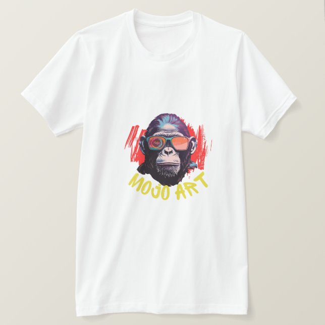your photo here-mood art monkey graphic tee (Design vorne)