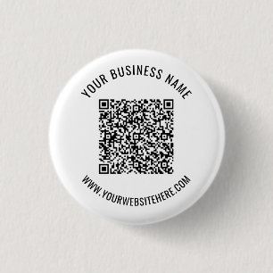 Your QR Info Text Business Promotional Button
