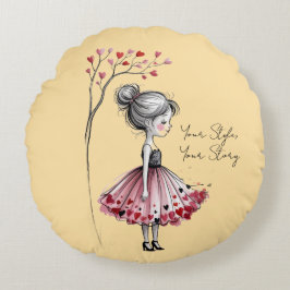 Your Style, Your Story. Rundes Kissen