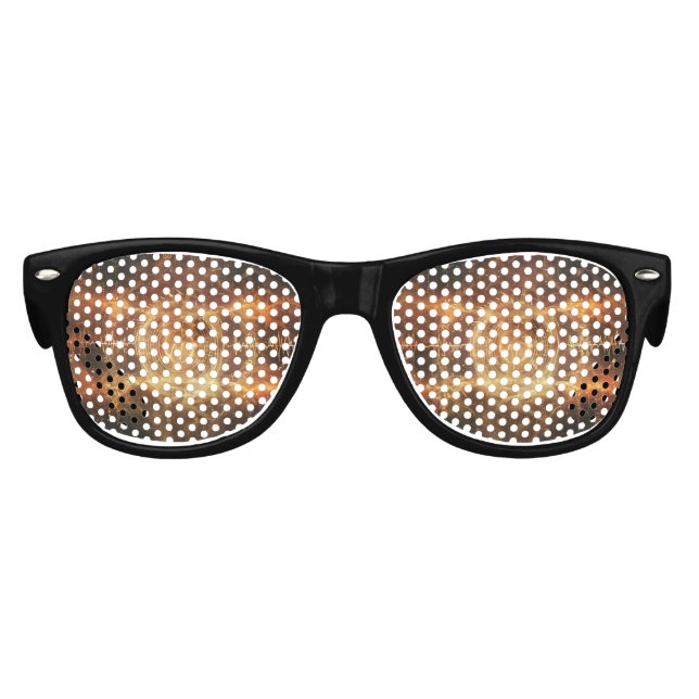 Your Voice is a Sigil — Mystical Frequency Art Partybrille (Vorderseite)