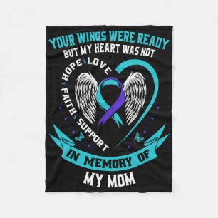 Your Wings Were Ready But My Heart Was Not Mom Sui Fleecedecke