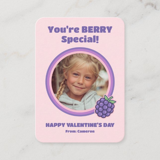 You're BERRY Special Kids Valentine's Mitteilungskarte (Vorderseite)