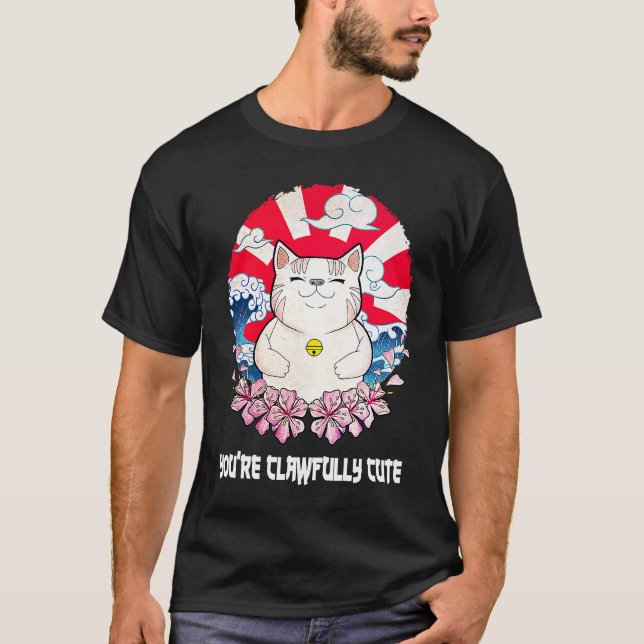 Youre Clawfully Cute Cat  Couples Kitten    1 T-Shirt (Vorderseite)