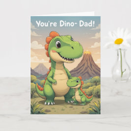 Youre Dino Mite Vater Niedlich Dinosaur Vathers Da Karte