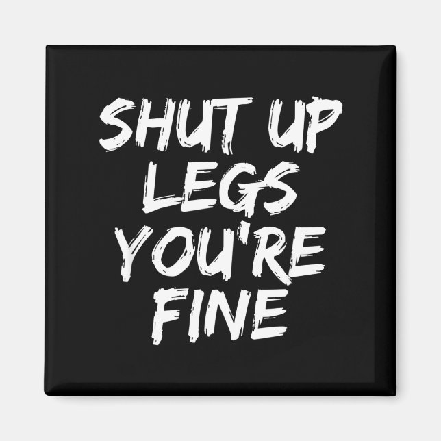 You're Fine Funny Running  Magnet (Vorne)