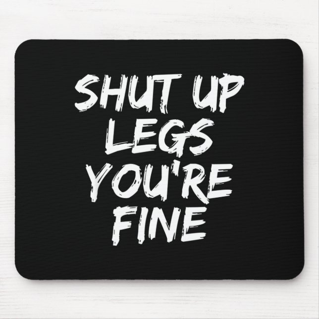 You're Fine Funny Running  Mousepad (Vorne)