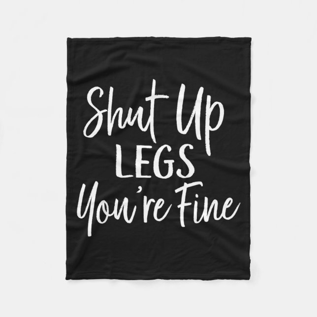 You're Fine Shirt For Gym - Funny Workout  Fleecedecke (Vorderseite)