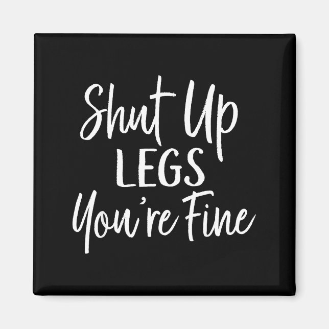 You're Fine Shirt For Gym - Funny Workout  Magnet (Vorne)