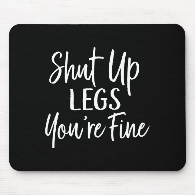 You're Fine Shirt For Gym - Funny Workout  Mousepad (Vorne)