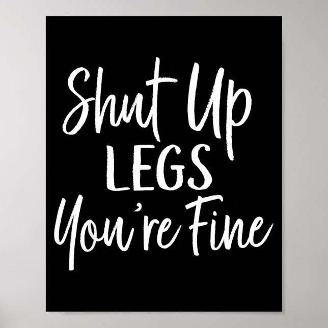 You're Fine Shirt For Gym - Funny Workout  Poster (Vorne)