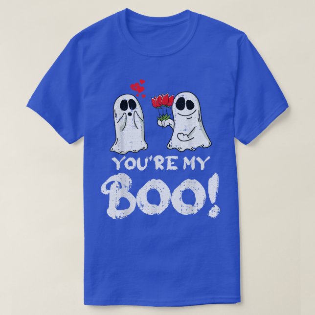Youre My Boo Lazy Halloween Costume Funny Ghost Co T-Shirt (Design vorne)