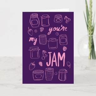 YOURE MY JAM Niedlich Jars Illustration Valentinst Karte