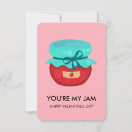 You're My Jam Valentine, Kids School Classroom Mitteilungskarte