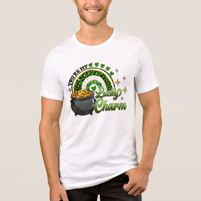 You're My Lucky Charm St. Patrick's Day Tri-Blend Shirt (Vorderseite)
